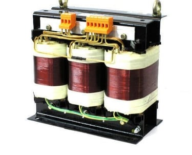 Industrial isolation transformer for noise reduction and equipment protection