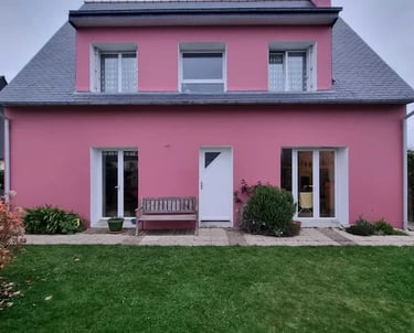 Ravalement de façade réalisé dans le quartier de Kervent à Saint-Pol-de-Léon