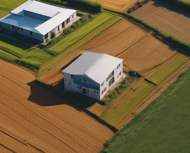 A Swiss rooftop with solar panels basking in sunlight, surrounded by alpine scenery.