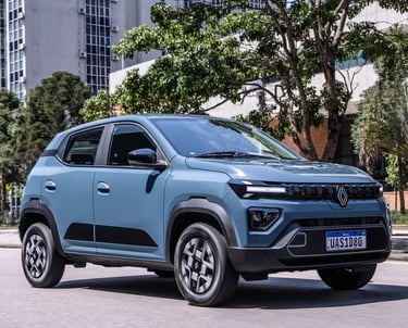 Divulgação Renault Kwid E-Tech 2026