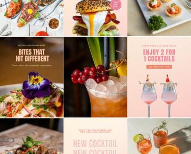 Content creation & design by social media glow