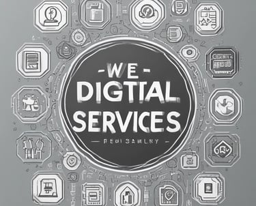 A clean, modern workspace with a laptop, headphones, and a notebook.