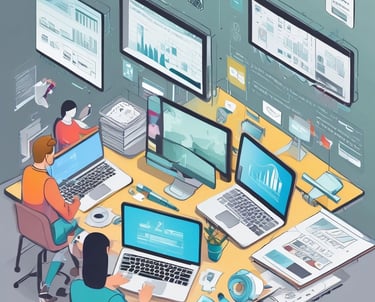 A close-up of a secure digital lock overlaying a network grid, symbolizing robust cybersecurity.