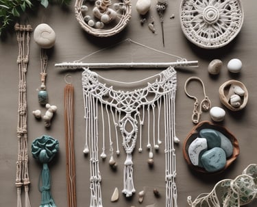 joyeria mexicana con macrame
