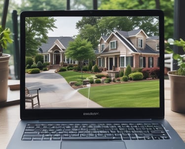 Selection screen showing various power washing services with icons.