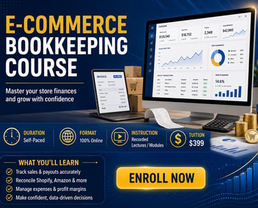 E-Commerce Bookkeeping Course