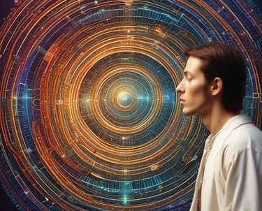 A glowing ripple effect spreading across a dark surface, symbolizing resonance waves.