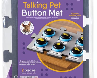 The mat that holds Tadpole's buttons