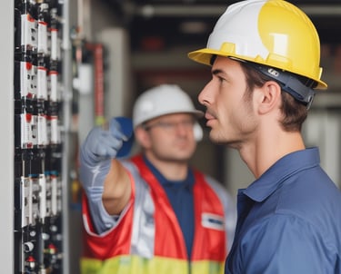 A collage showing diverse professionals in education, healthcare, and public safety environments.