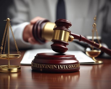 a judge's gavel gavel and a gavel