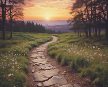 Erika Sam working on her laptop in a cozy, minimalist home office with neutral tones.