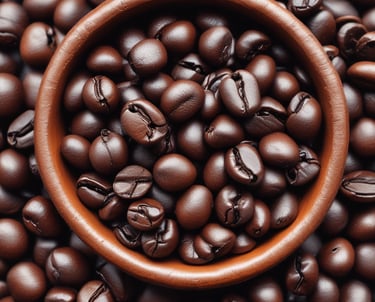 A steaming cup of black coffee on a rustic wooden table