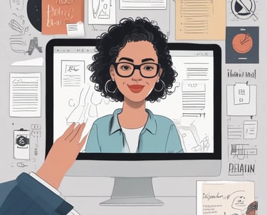 A vibrant team of creatives collaborating on design projects.