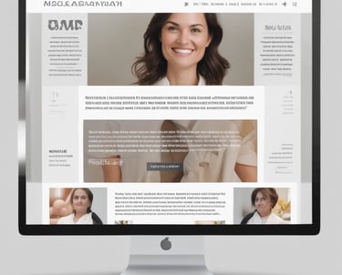 picture of email newsletter for osteopath