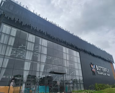 Metal GI Fins for increasing the architectural aesthetic of facade