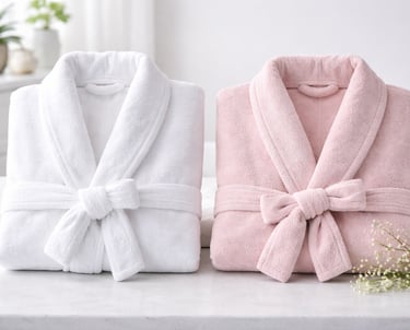 Hotel bathrobes export quality cotton