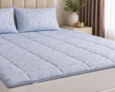 Export-quality mattress toppers with quilted finishing, superior cushioning, and durable fabric cons