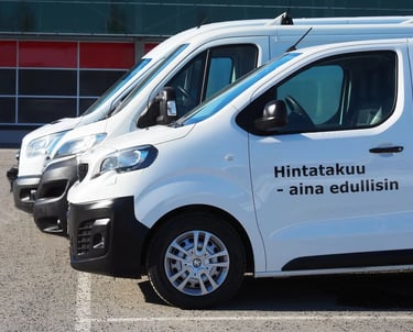 Pakettiautot - Oulun edullisin hintatakuulla