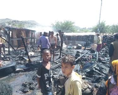 Muhamasheen communities are vulnerable to destruction by fire