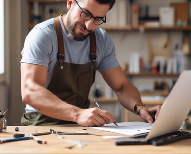 black blue and yellow textile