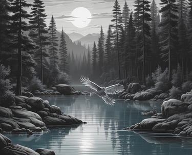 phoenix symbolism and rebirth imagery / rising into new identity and empowerment