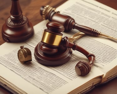 Photo of the Merkava Legal team standing confidently in front of their office, with the navy blue shield logo visible.