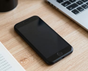 A smartphone screen showing an ongoing voice call interface with clear buttons.