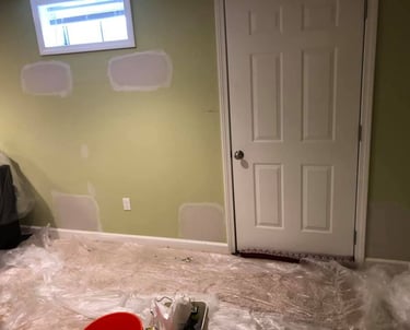 drywall Patch repair holes in the wall