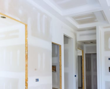 sanded drywall ready for paint drywall installation