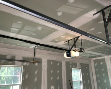 drywall finishing garage in granby ma