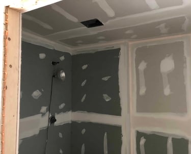 bathroom drywall finishing in florence ma