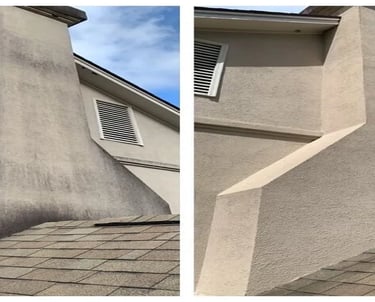 Power washing house wash service on Trinity FL home