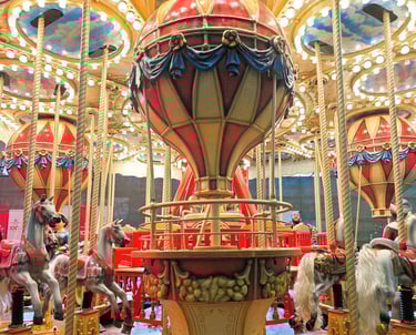 carrusel tiovivo clasico fabricacion alemana alquiler