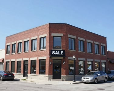 A contemporary multifamily housing complex surrounded by green spaces in Manitoba.