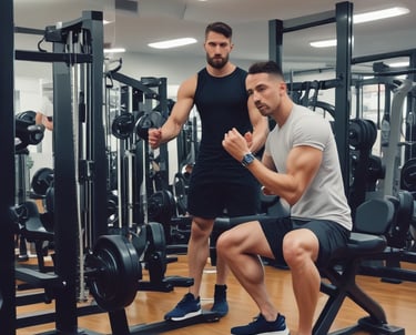 A warm, inviting workspace with books and notes about mental health and hormones.