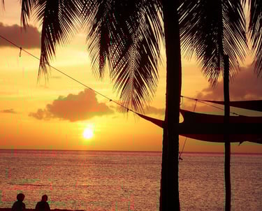 soleil couchant caraibes
