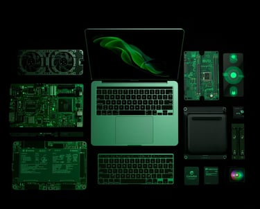 MacBook Air battery swelling repair service near Twin Hills Dr Madison TN