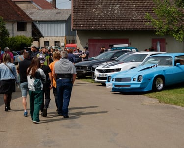 Rassemblement véhicules anciens Marnezia (39)