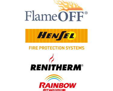 fire retardant coating applied on carpet flooring in offices