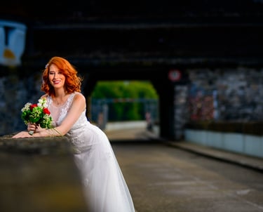 Brautportrait Hochzeit am Möhnesee – Hochzeitsfotograf NRW