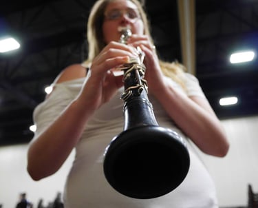 Katie & her clarinet
