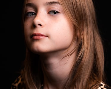 portret kind meisje ogen