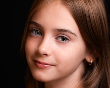 portret kind meisje ogen