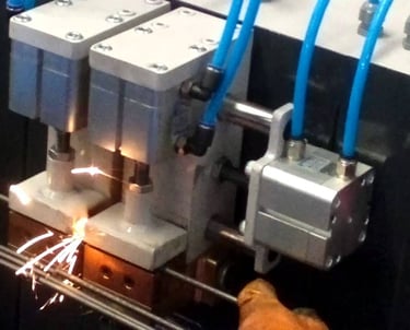 Punta kaynak makinesi tasarımı ve üretimi. Kaynak parçaları tasarımı ve üretimi.