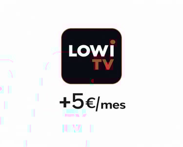 Lowi TV como servicio de televisión integrado en la tarifa
