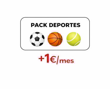 Pack Deportes disponible como complemento de televisión en tarifa Lowi