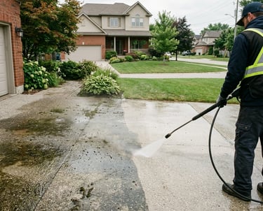 Driveway & walkway cleaning by TN Professional Services