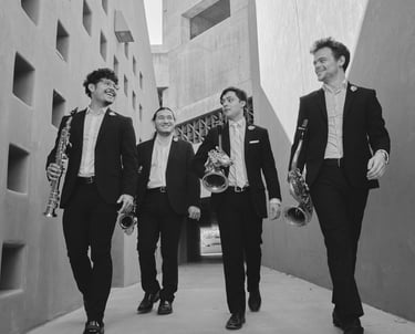 Jerick Meagher Baritone Saxophone with Lotus Quartet