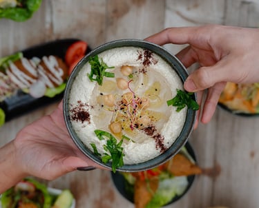 Plat de houmous