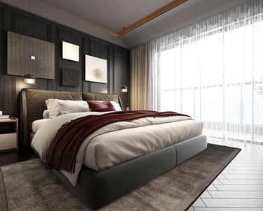 FayNza : Aménagement Chambre hotel luxe parisien à l'ambiance cosy